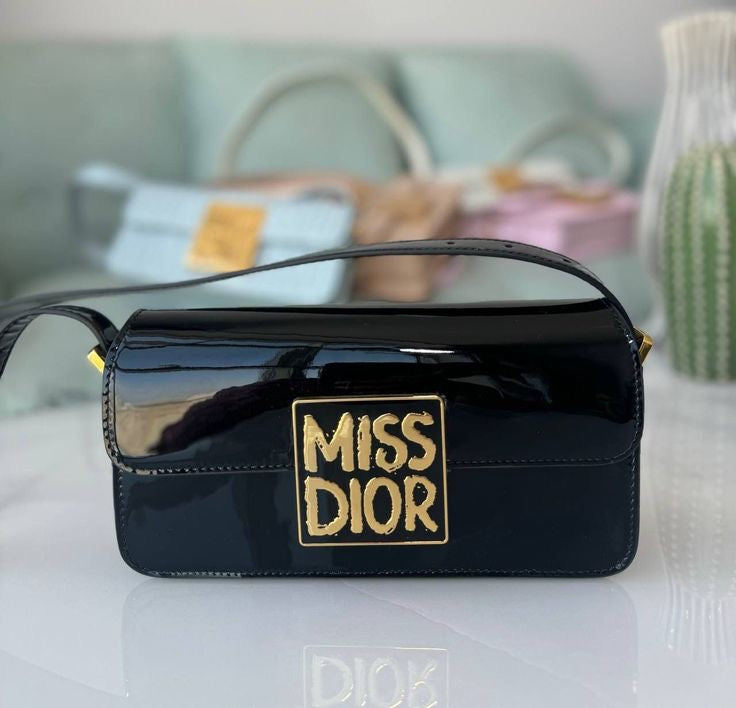 Miss Dior Patent Flap Bag