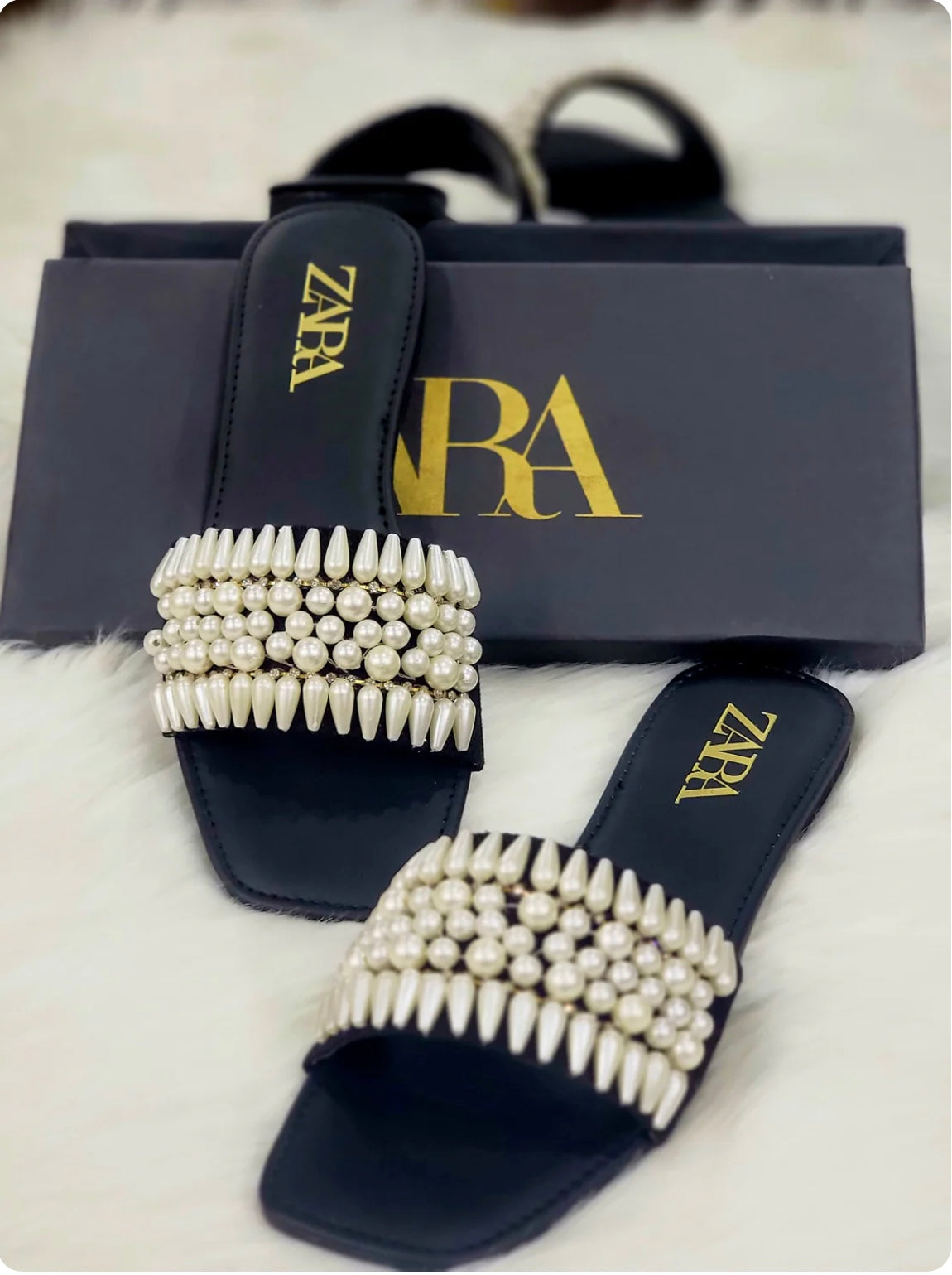 Zara Pearl Flats