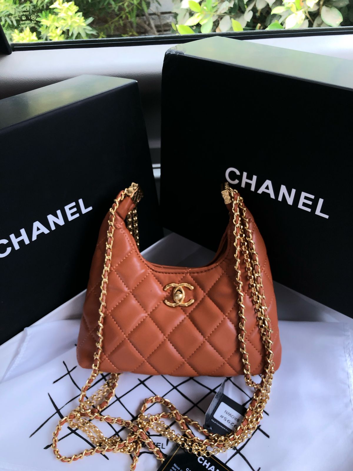 Channel Bag with Chain