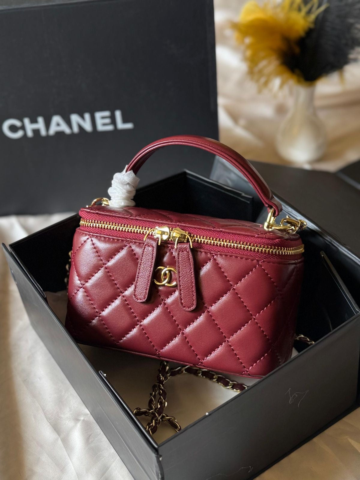 Channel Vanity Shoulder Bag