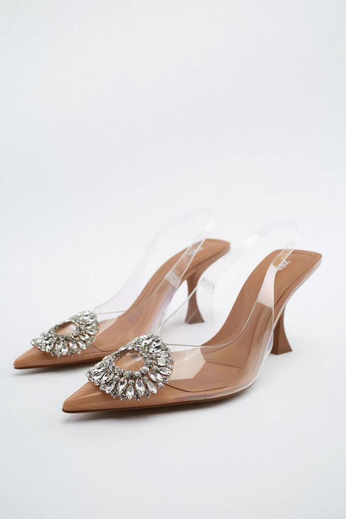Pearled Heels