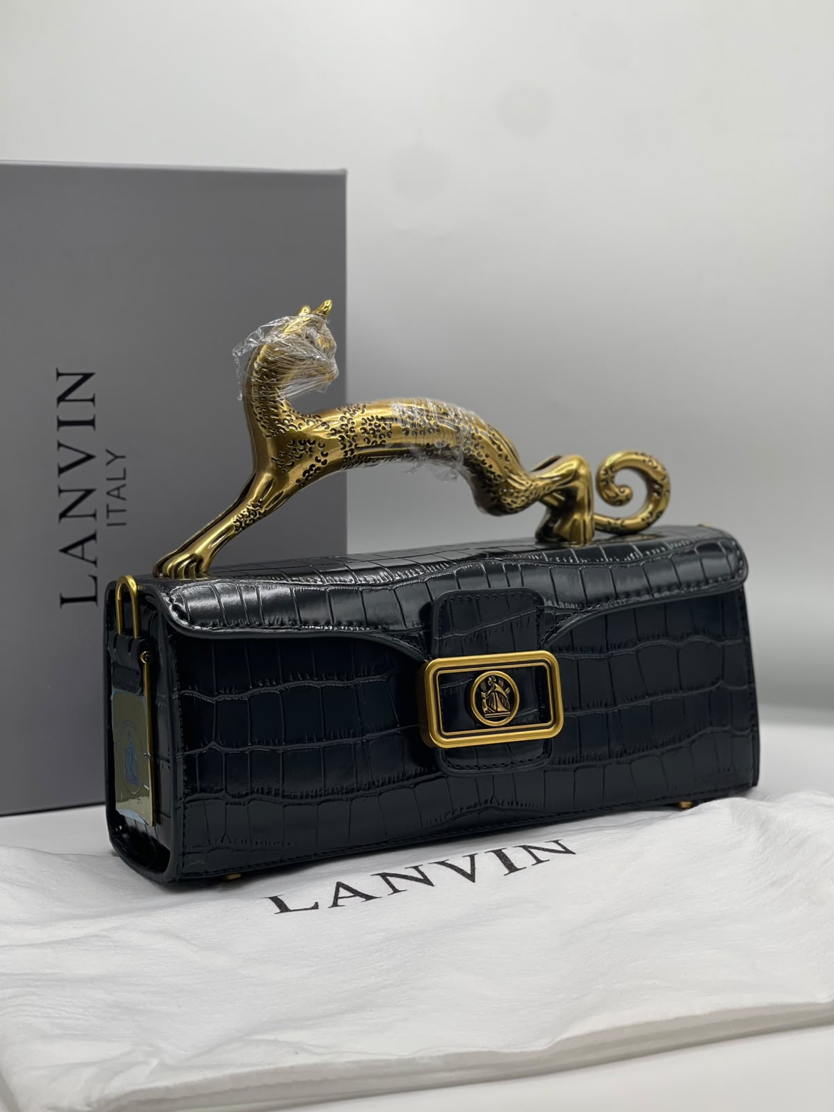 LANVIN Italy Cat Bag