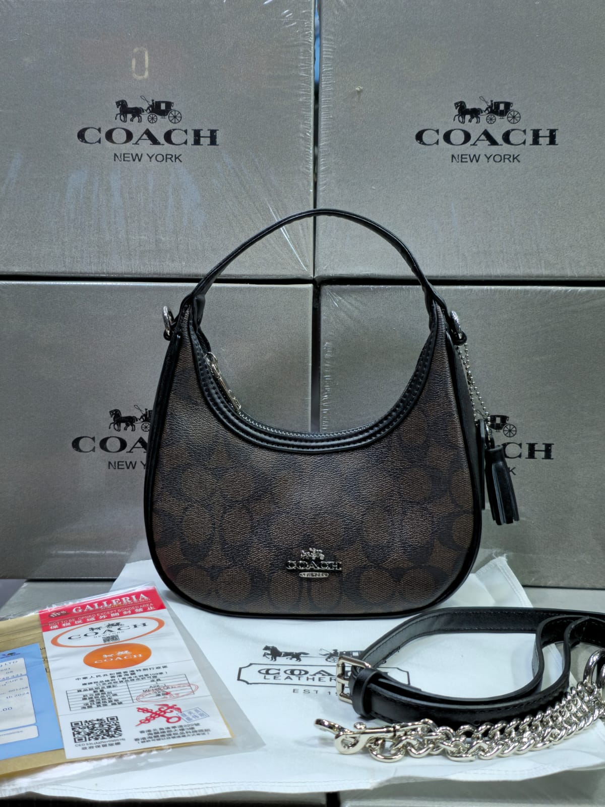 Coach shoulder hobo bag