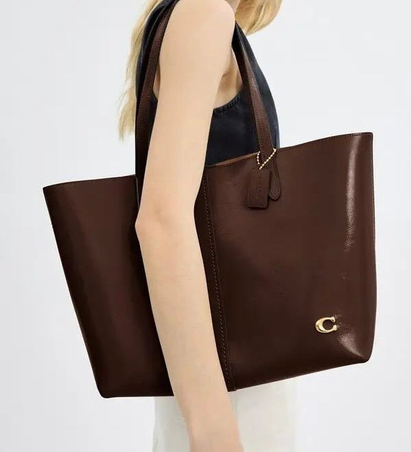 Coach Leather Tote Bag