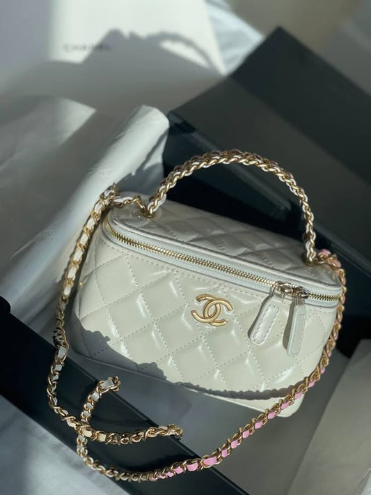 Channel Vanity Case Bag