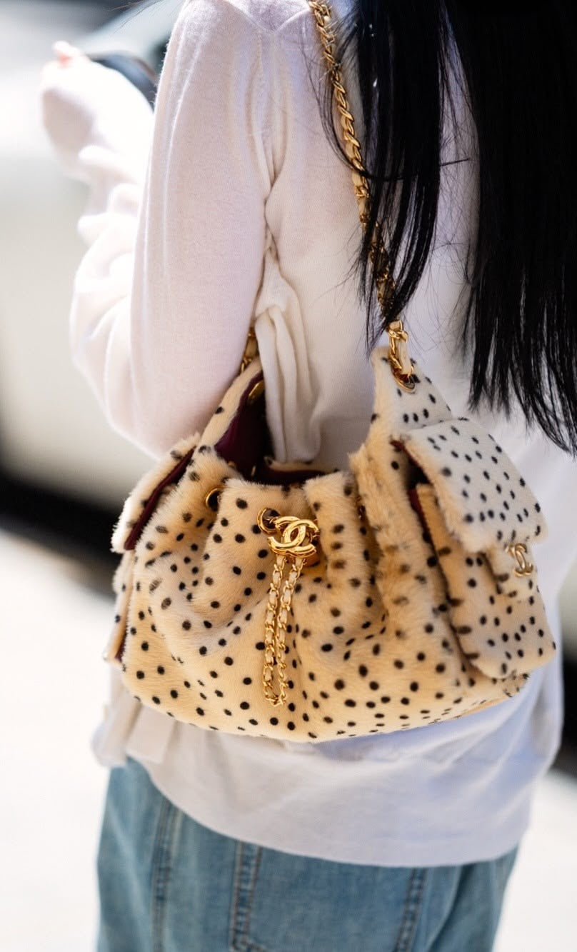 Channel Hobo leopard Bag