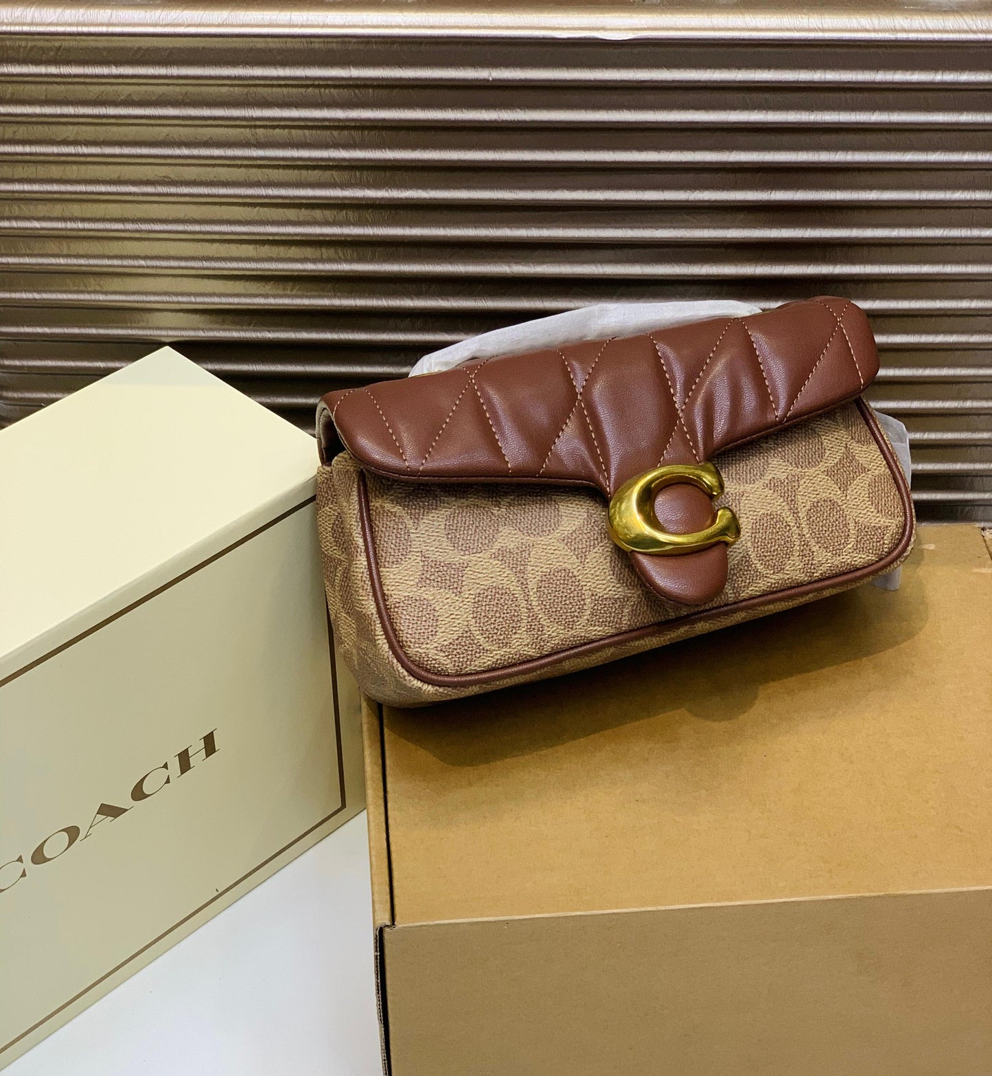 Coach Tabby Quilted Shoulder Bag