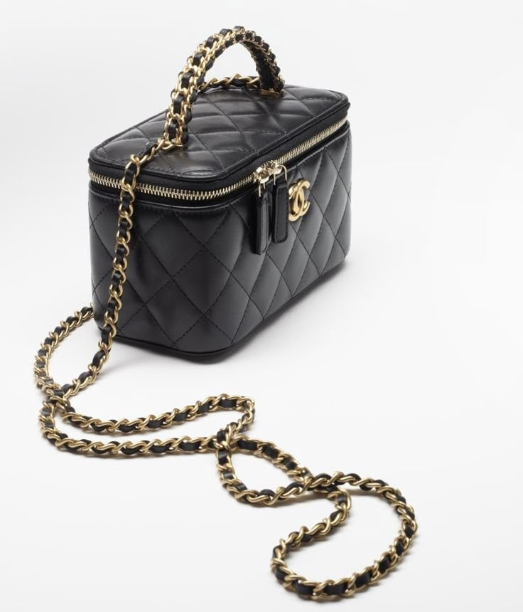Channel Vanity Case Bag