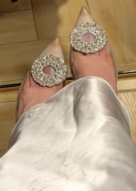 Pearled Heels