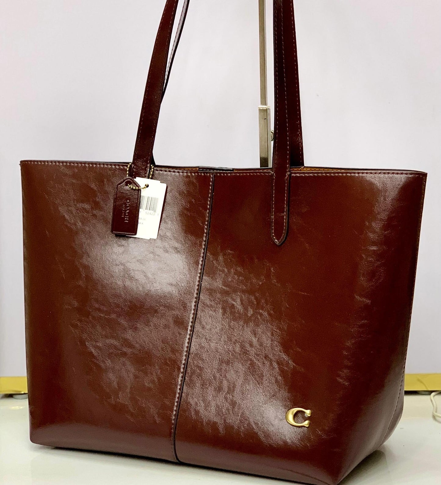 Coach Leather Tote Bag