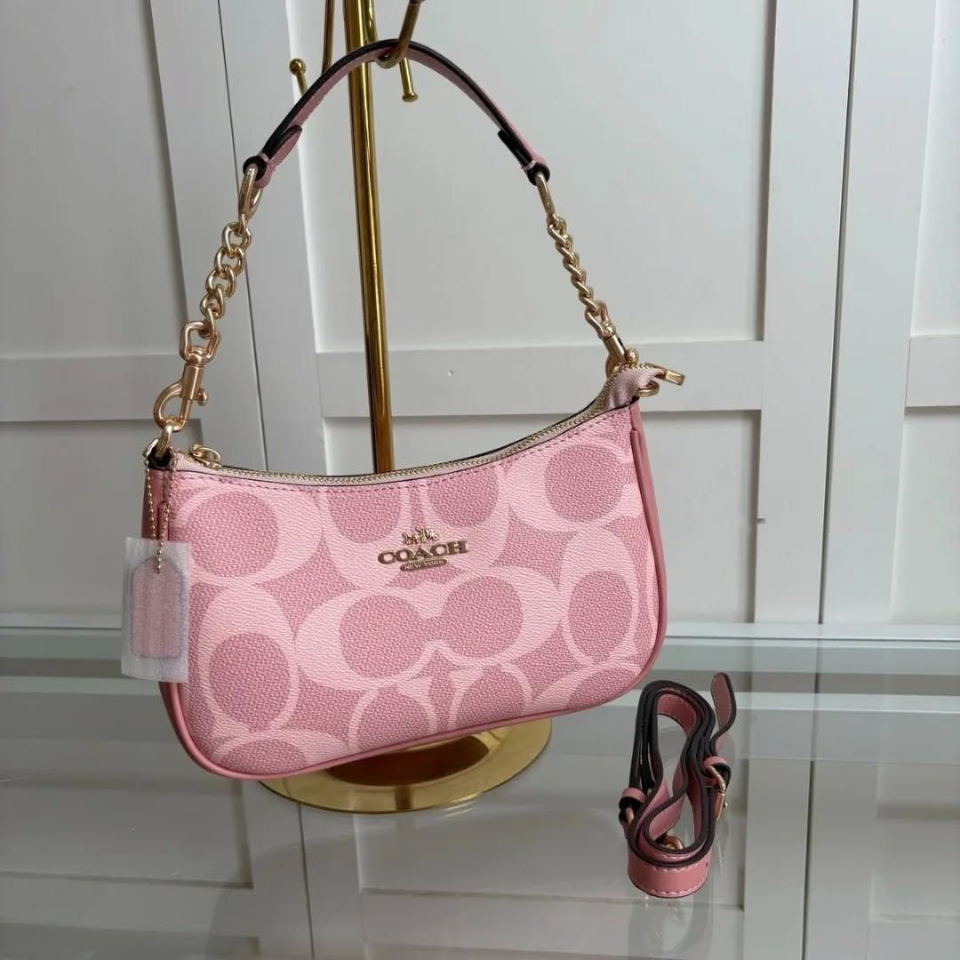 Pink Coach Teri Shoulder Bag