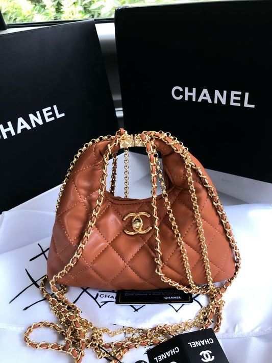 Channel Bag with Chain
