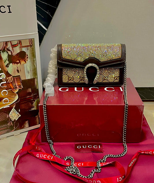 Gucci Dionysus Crystals Bag