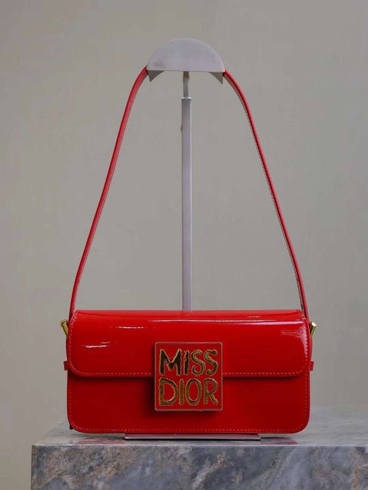 Miss Dior Patent Flap Bag
