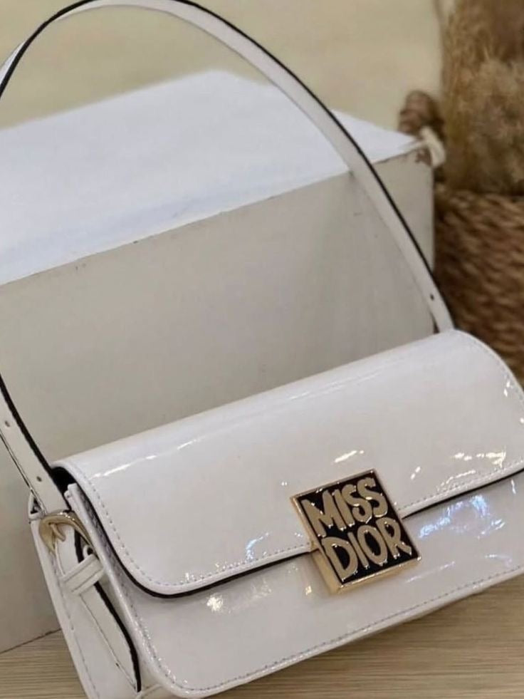 Miss Dior Patent Flap Bag