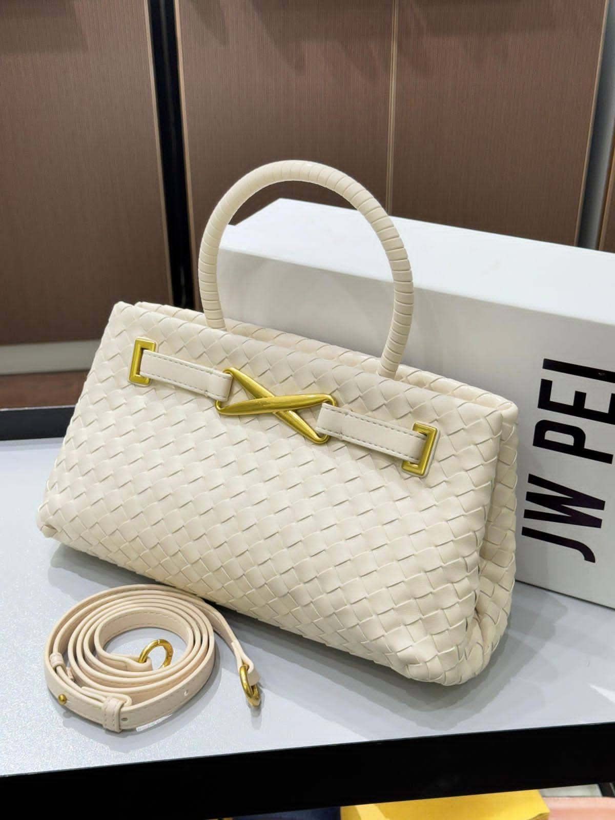 JWPEI Elora Woven Tote Bag