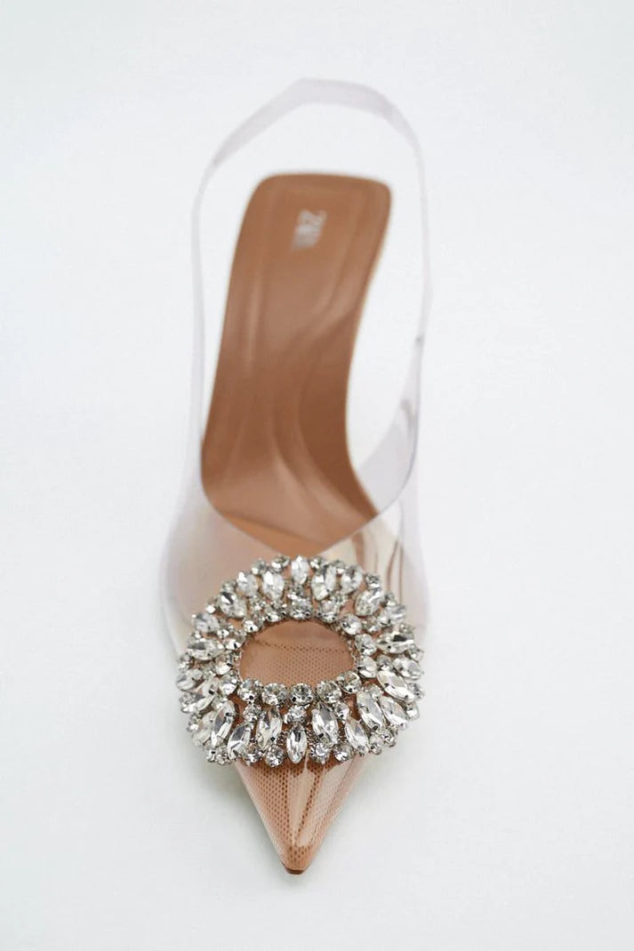 Pearled Heels