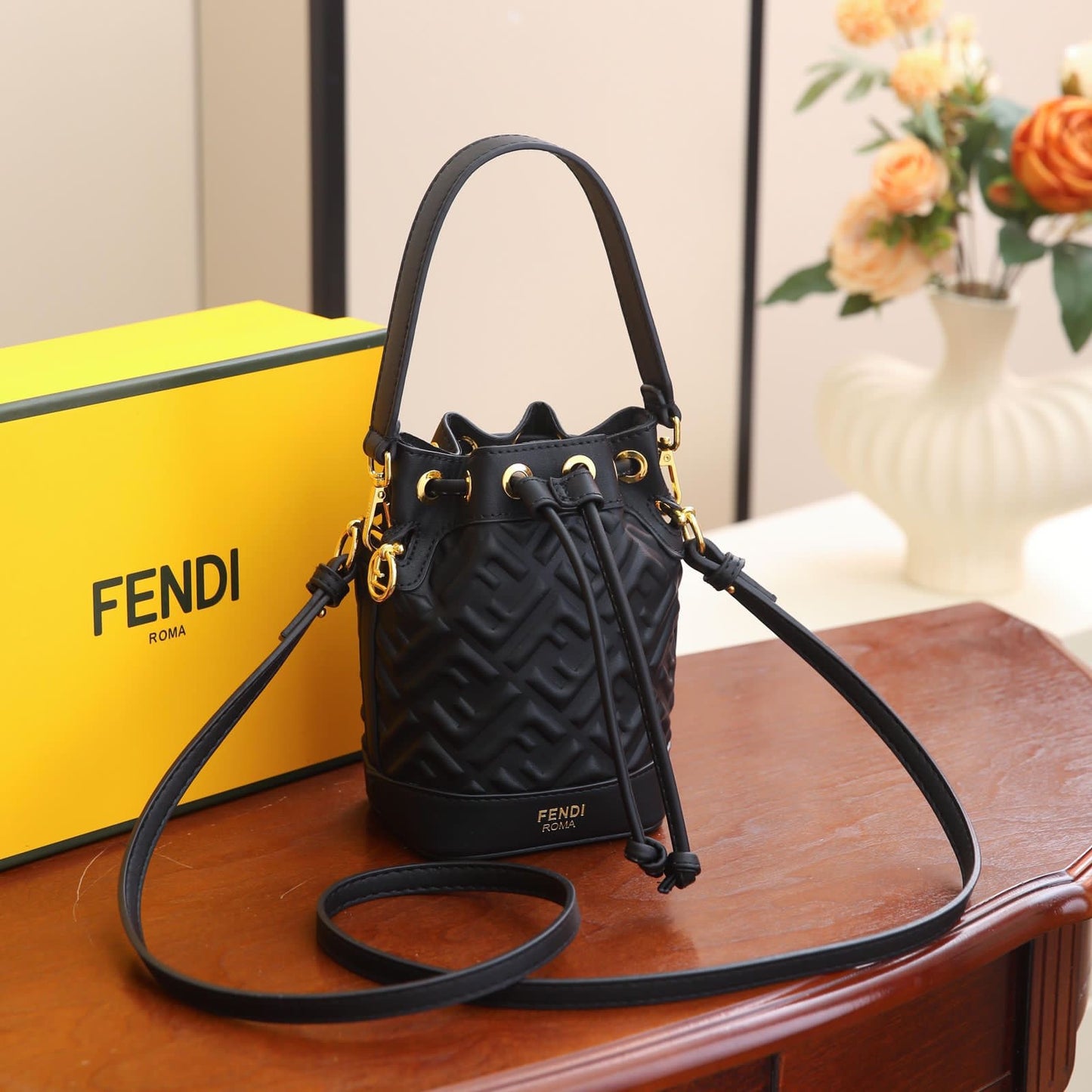 Fendi Moon Tresor Bucket Bag