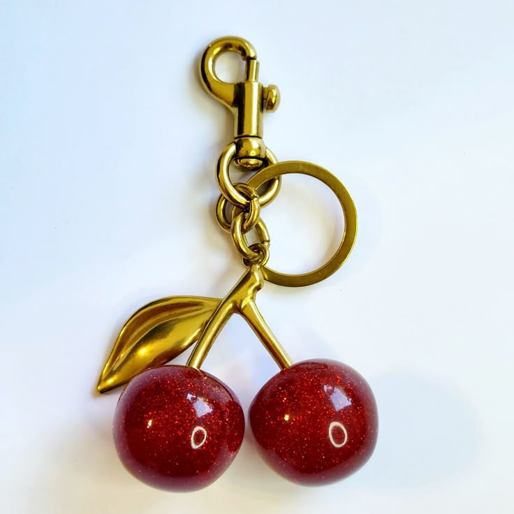 Cherry Charm Keychain