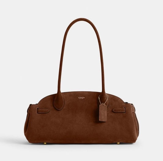 Coach Empire Carryall 38 Suede Bag