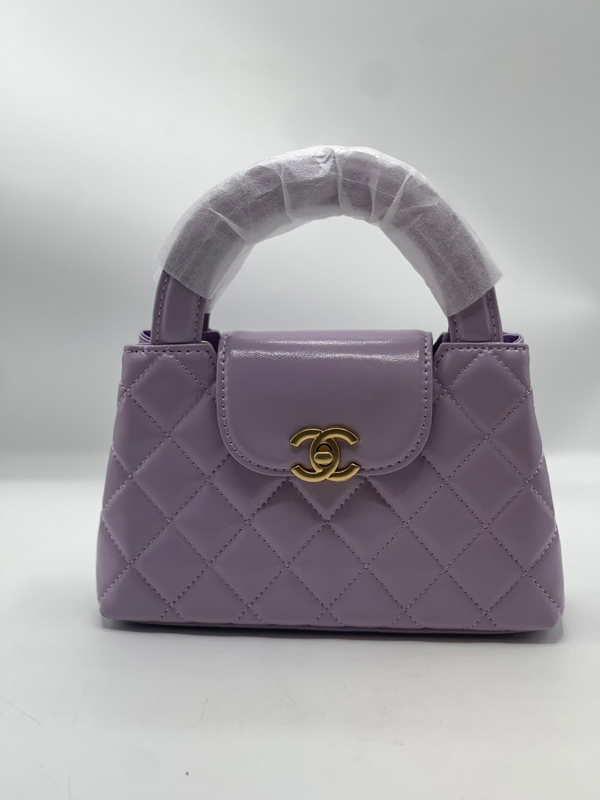 Channel Mini Kelly Shopper Tote Bag