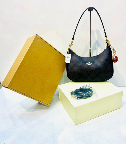 Coach Teri Shoulder Bag with Cherry Charm