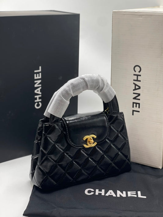 Channel Mini Kelly Shopper Tote Bag