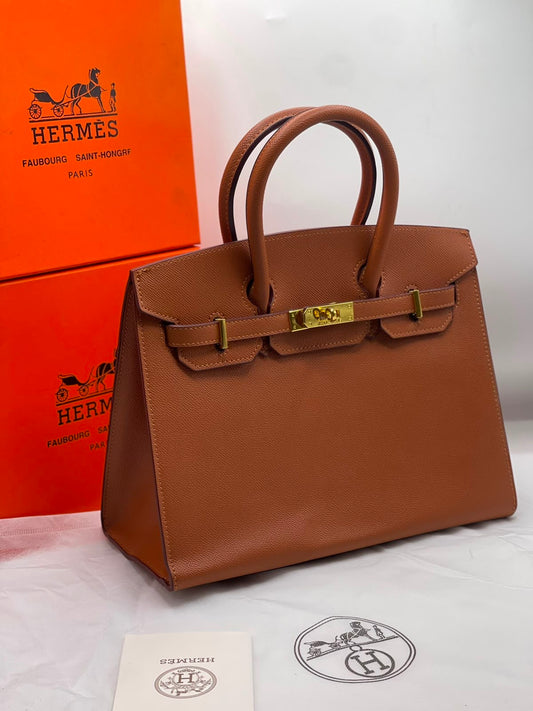 Hemres Birkin 30 Leather Handbag